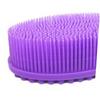 balacoo 2pcs Silicone Shower Brush Curly Hair Brush Exfoliating Body Scrub Massaging Bath Body Massager view 3