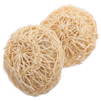 Angoily 6pcs Body Scrubbers for Shower Sisal Shower Balls Reinforced Edges Skin Scrubber