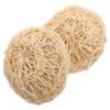 Angoily 6pcs Body Scrubbers for Shower Sisal Shower Balls Reinforced Edges Skin Scrubber view 1