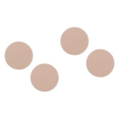Angoily 4pcs Dual-use Makeup Powder Puff Sponges for Foundation and Concealer Gentle Application for Skin Types Dry and Wet Use Portable Compact Case Skin Tone