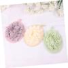 Angoily 6pcs Solid Bath Exfoliating Balls Soft Loofah Bubble Maker for Gentle Cleansing Purple Yellow for Shower Relaxation view 3