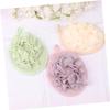 Angoily 6pcs Solid Bath Exfoliating Balls Soft Loofah Bubble Maker for Gentle Cleansing Purple Yellow for Shower Relaxation view 4