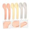 Angoily 12pcs Mini Makeup Spatula Reusable Beauty Scoops for Cream and Lotion Application Lightweight Facial Tools Gold Rose for Skincare Routine view 2