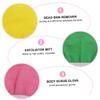 Angoily 12 Pcs Bath Towel Gloves Exfoliating Mitt for for Shower Exfoliating Body Scrub Exfoliating Glove Scrubbing Gloves Exfoliating Scrub Dead Skin Remover Glove Green Random Color view 2