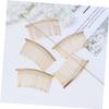 Angoily 5pcs Metal Inserted Hair Combs for Women Golden Decorative Veil Combs Elegant Hair Accessories for Up-do Styling for Weddings and Special Occasions view 4