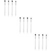 Angoily 12pcs Eye Makeup Brush Set Soft Horse Hair Blending Pencil Brushes for Eyeshadow Lip Blush and Foundation Portable Cosmetic Tool Kit for Travel view 1