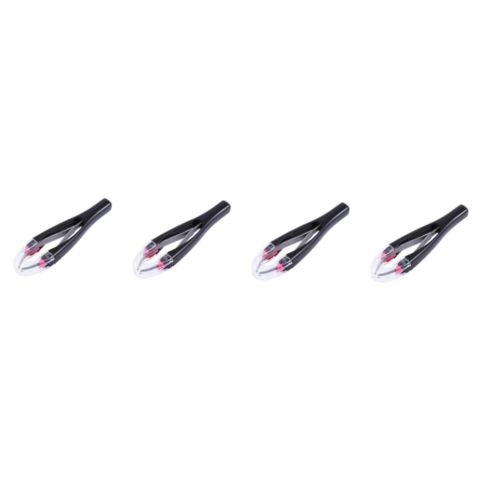 Angoily 4pcs Automatic Retractable Eyebrow Plucker Tweezers Kit Precision Tweezers for Facial Eyebrow Shaping Random Color