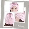 Angoily 8pcs Satin Sleeping Hats for Women Double Hair Care Bonnet Soft Lightweight and Comfortable for Curly Hair and Braids view 4