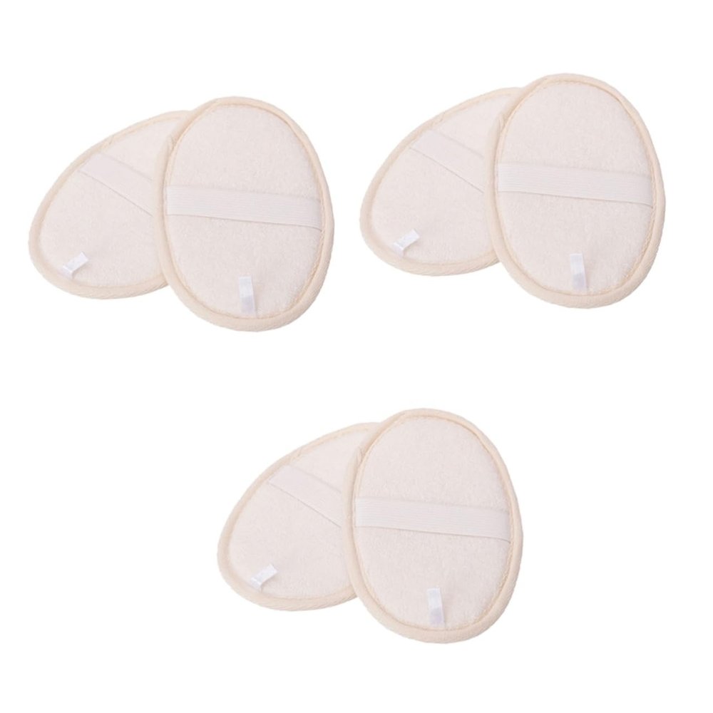 Angoily 6pcs Loofah Sponge Pads Bath Towel Scrubber Exfoliating Tool for Feet Body