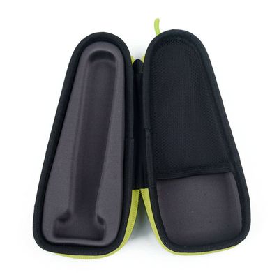 Angoily Portable Shaver Bag for Men Shockproof Razor Storage Pouch Travel-friendly Beard Razor Case Black Durable Pu Material for Safety