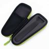Angoily Portable Shaver Bag for Men Shockproof Razor Storage Pouch Travel-friendly Beard Razor Case Black Durable Pu Material for Safety view 4