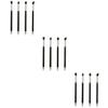 Angoily 12pcs Travel Makeup Brush Set Eye Makeup Tools Soft Horse Hair Portable Eye Shadow Brush Set for Women view 1