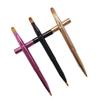 Angoily 2sets Double Headed Makeup Brush Set Retractable Lip Brushes for Lipstick Lip Gloss Black Purple Easy to Clean 3pcs*2 view 2