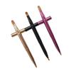 Angoily 2sets Double Headed Makeup Brush Set Retractable Lip Brushes for Lipstick Lip Gloss Black Purple Easy to Clean 3pcs*2 view 4