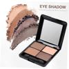 Angoily 2pcs Elegant Eyeshadow Palette Matte Brown Makeup for Party Wedding Casual view 4