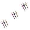 Angoily 9pcs Dual Ended Lip Brush Retractable Lipstick Applicator Concealer Brush for Makeup Portable and Easy to Clean Black Colors view 1