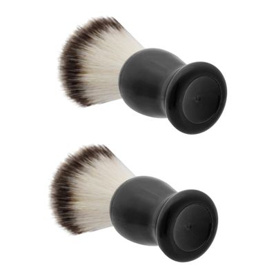 Angoily 2pcs Beard Brush for Men Beard Styling Tool Cleaning Brush Portable for Daily Use
