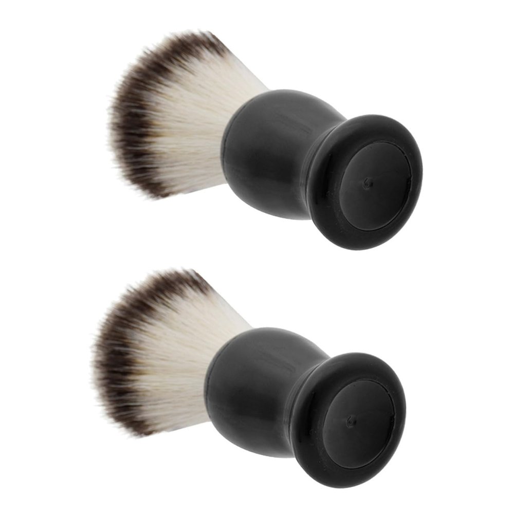Angoily 2pcs Beard Brush for Men Beard Styling Tool Cleaning Brush Portable for Daily Use