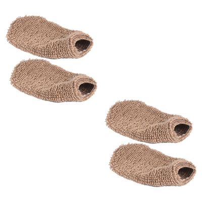 Angoily 4pcs Bath Thicken Shower Gloves Exfoliating Mitten Non-irritating Glove Type Wash Towels