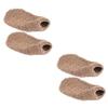 Angoily 4pcs Bath Thicken Shower Gloves Exfoliating Mitten Non-irritating Glove Type Wash Towels view 1
