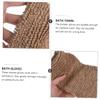 Angoily 4pcs Bath Thicken Shower Gloves Exfoliating Mitten Non-irritating Glove Type Wash Towels view 2