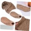 Angoily 4pcs Bath Thicken Shower Gloves Exfoliating Mitten Non-irritating Glove Type Wash Towels view 3