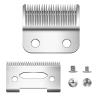 Blades for Wahl Precision Replacement Blades Compatible with Wahl MC3 Replacement Blades,2 Hole Clipper Blade Compatible with Wahl Clipper Blades Replacement,with 2 Pairs Screws. view 1