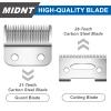 Blades for Wahl Precision Replacement Blades Compatible with Wahl MC3 Replacement Blades,2 Hole Clipper Blade Compatible with Wahl Clipper Blades Replacement,with 2 Pairs Screws. view 2