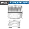Blades for Wahl Precision Replacement Blades Compatible with Wahl MC3 Replacement Blades,2 Hole Clipper Blade Compatible with Wahl Clipper Blades Replacement,with 2 Pairs Screws. view 4