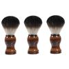 minkissy 3pcs Portable Beard Cleaning Brush for Men Skin-friendly Nylon Shaving Brush Convenient for Travel for Beard Styling Grooming and Gentle Skin view 1