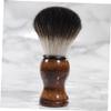 minkissy 3pcs Portable Beard Cleaning Brush for Men Skin-friendly Nylon Shaving Brush Convenient for Travel for Beard Styling Grooming and Gentle Skin view 3