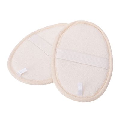 Angoily 2pcs Exfoliating Natural Loofah Sponge Pads for Smooth Skin Soft Bath Towel Scrubber Tool for Daily Use for Men and Women Made from Natural Loofah