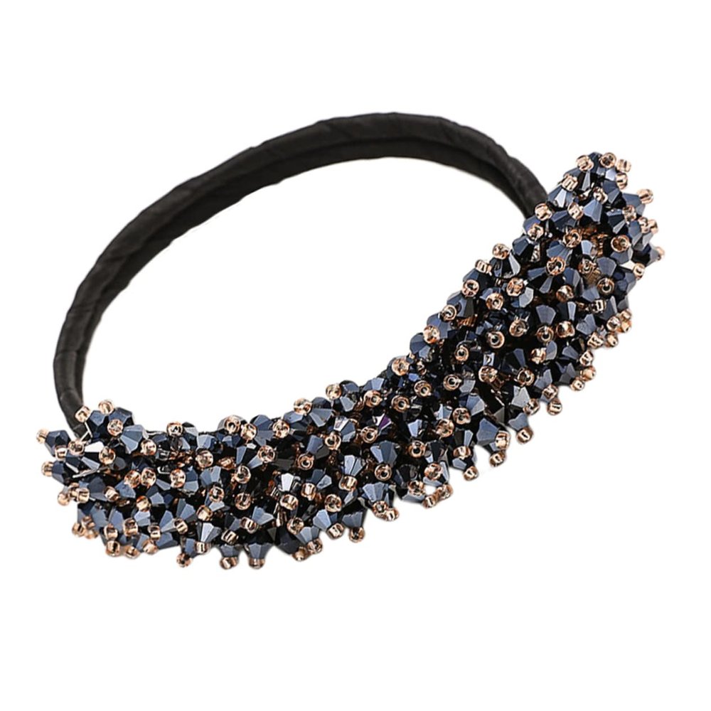 Angoily Crystal Hair Bun Maker Stylish Bun Makers for Girls Diy Hair Accessory