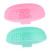 Ipetboom 2pcs Silicone Makeup Brush Cleaning Pads Cosmetic Tool Cleaner with Efficient Rinsing Function for Sponges Brushes and More Blue Pink view 1