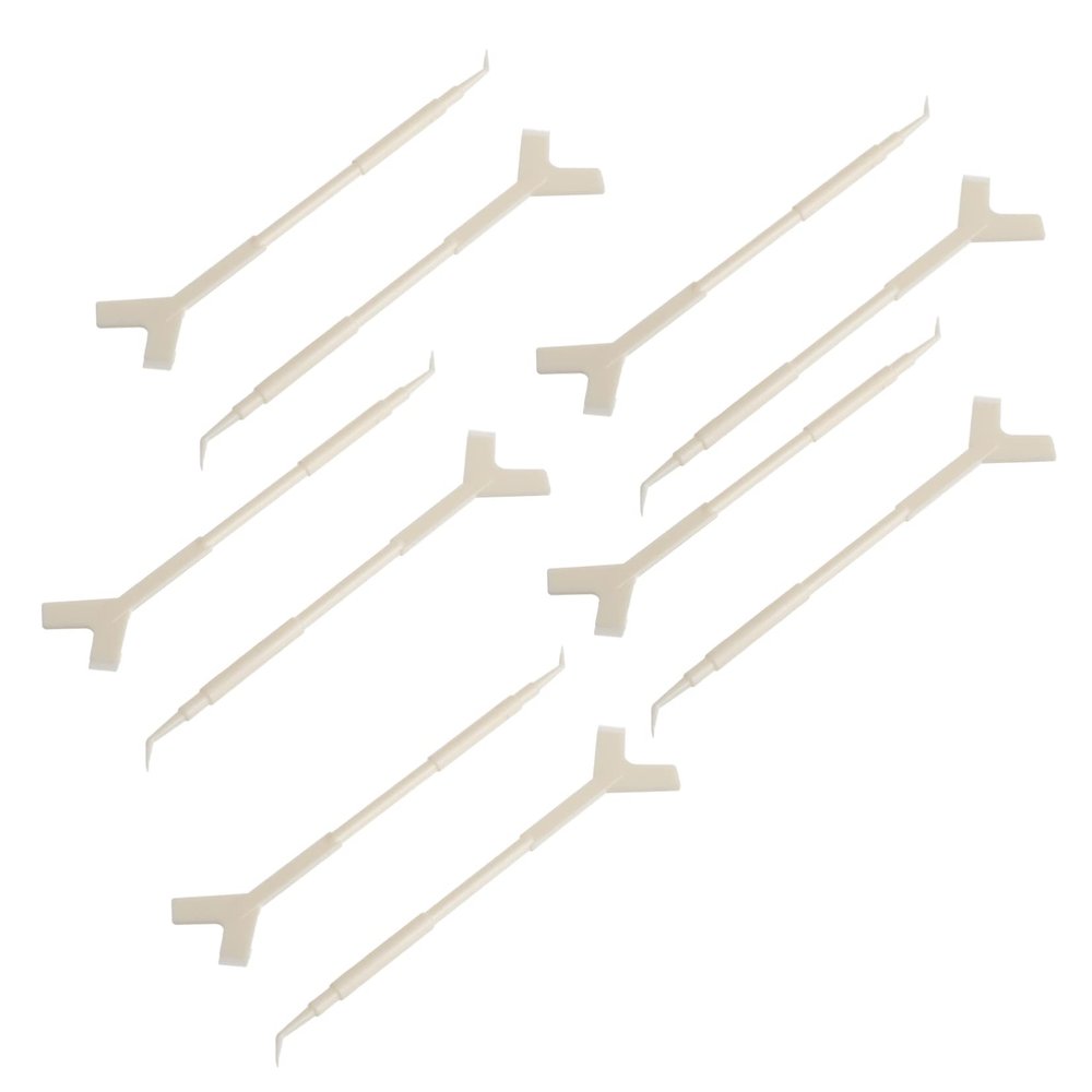 Ipetboom 10pcs Eyelash Lift Comb Y-Shaped Separator Tool for Home Salon Lightweight for Eyelash Perming Easy to Use Comfortable Grip for Sessions