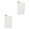 Angoily 2pcs Exfoliating Mesh Bag Drawstring Holder for Bathing for Soap Foaming Lathering Random Pouch for Facial Hand Storage view 1