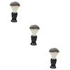 minkissy 3pcs Men Beard Brush Portable Styling Tool for Grooming Cleaning Soft Bristles for for Bearded Men Ergonomic Handle for Easy Use view 1
