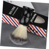 minkissy 3pcs Men Beard Brush Portable Styling Tool for Grooming Cleaning Soft Bristles for for Bearded Men Ergonomic Handle for Easy Use view 3