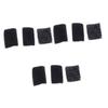 Angoily 9pcs Special Effect Stipple Sponges for Halloween Makeup Black Dense Brushes for Creating and Textured Looks for Cosplay and Face view 1