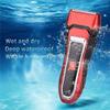 WEedsy Electric Razor for Men, Electric Shaver with Precision Trimmer, Rechargeable, Wet & Dry Shaver, IPX7 Waterproof,Multifunctional Electric Razor,Red view 3