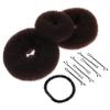 Angoily 2pcs Donut Bun Maker Hair Bun Pins Styler for Women for Parties Weddings view 1