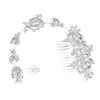Angoily Charming Bridal Hair Comb Crystal Rhinestones Elegant Wedding Hair Accessories for Brides and Bridesmaids Alloy Clip Pin for Special Occasions view 1