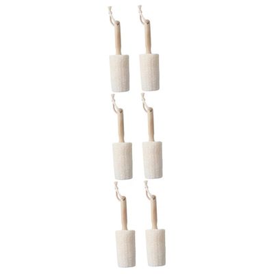 Angoily 6pcs Bathing Scrubber Exfoliator Body Scrubber for Shower Sponges for Cleaning Loofah Wipe Bath Tool