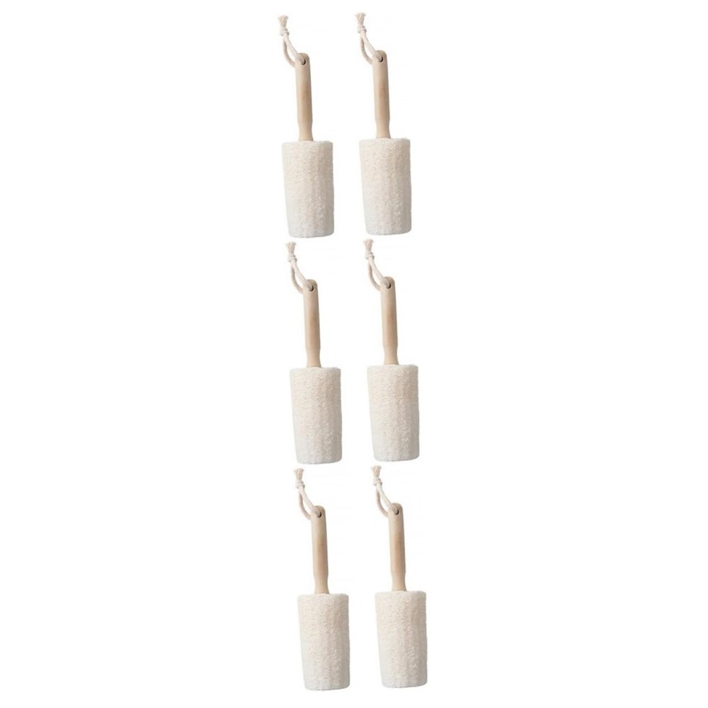 Angoily 6pcs Bathing Scrubber Exfoliator Body Scrubber for Shower Sponges for Cleaning Loofah Wipe Bath Tool