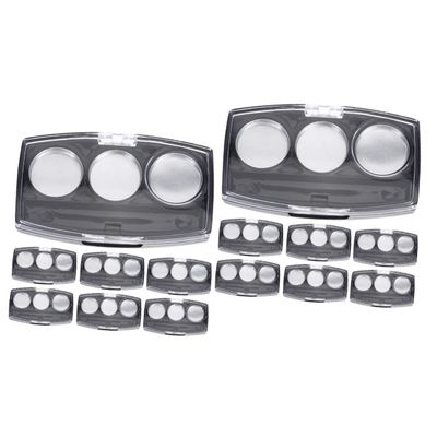Ipetboom 20pcs Empty Refillable Eyeshadow Case for Blush Lipstick and Powder Compact Lightweight Portable Cosmetic Storage Box for Makeup Organization