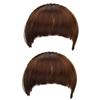 DOITOOL 2pcs Natural Women Bangs Wig Bangs Clip Style Fake Hair Charming Female Front Patch view 1