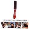 minkissy 2pcs Solid Wood Brush for Men's Beard Styling Pig Bristle Hair Brush for Beard Cleaning Professional Barber Tool view 4