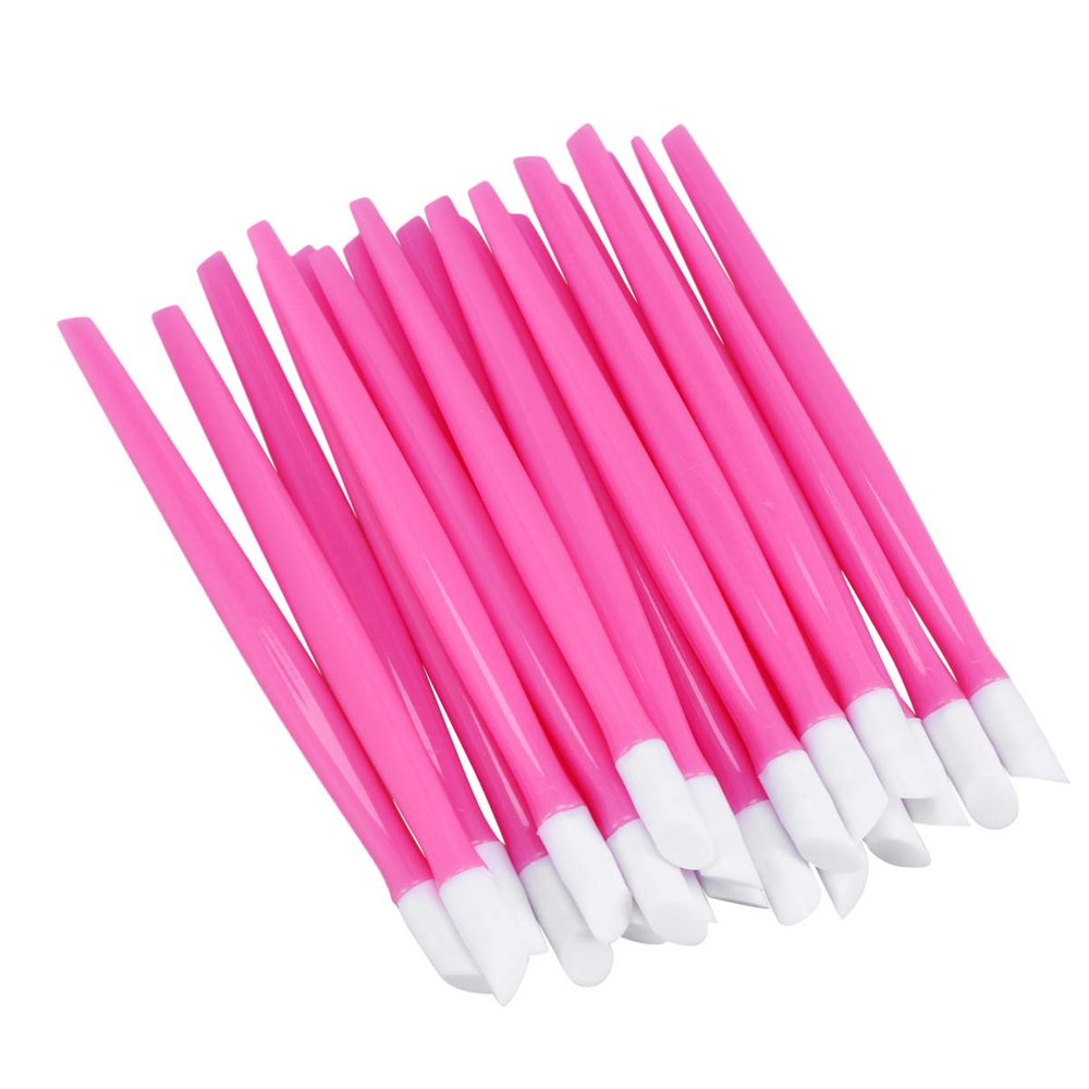 Beatifufu Manicure Tools Nail Cuticle Pusher Cleaner Dead Skin Exfoliating Stick Ergonomic Washable Nail Art Tool for Home and Salon Use 3.82 Inch