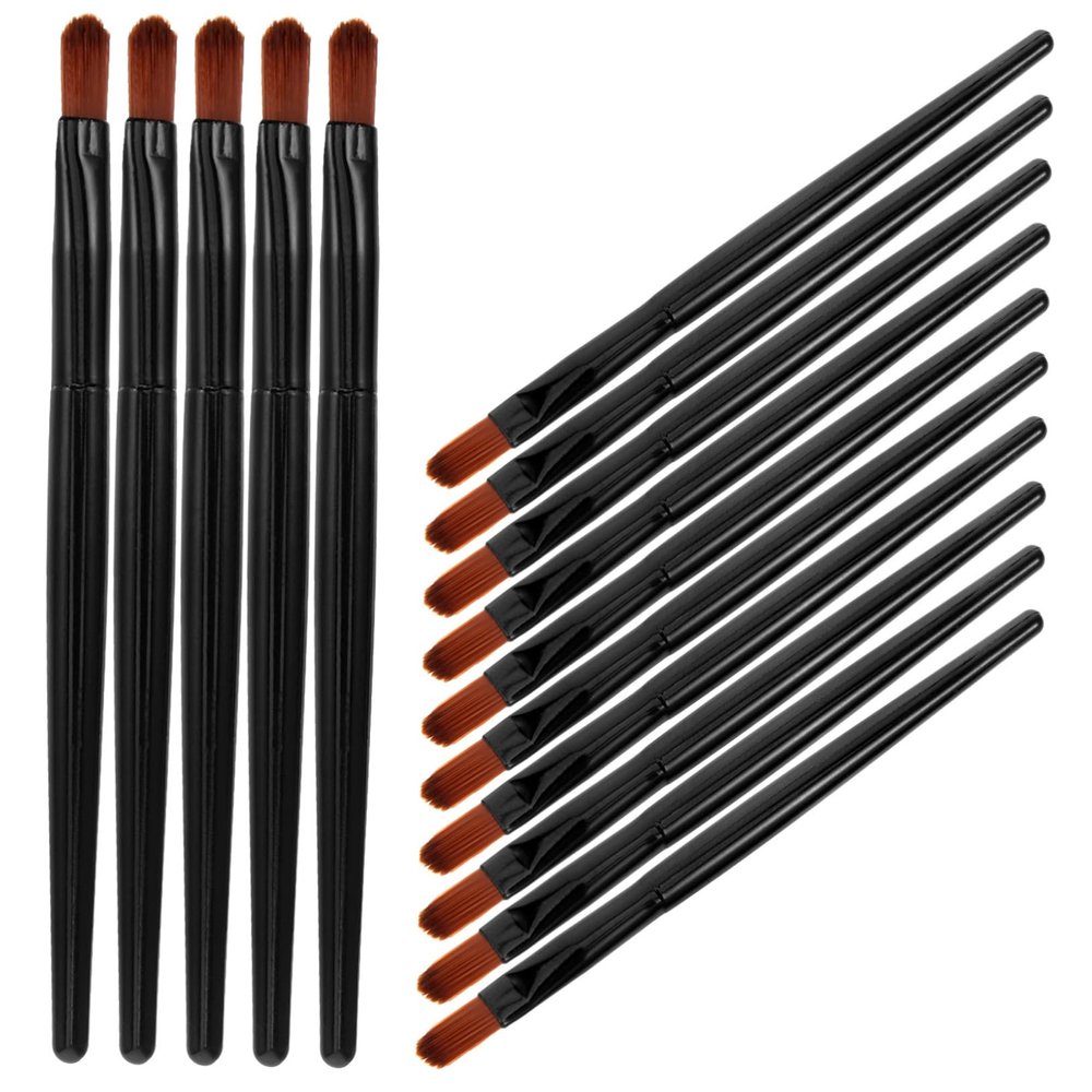 Beaupretty 300pcs Plastic Makeup Brush Disposable Lip Care Tool Lipstick Lip Gloss Applicator Gentle Skin for Travel Home Use