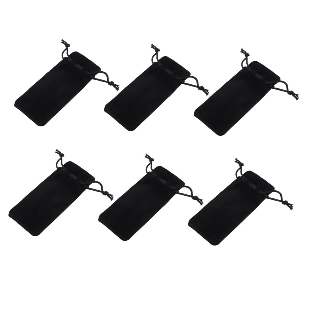 DOITOOL 12pcs Lipstick Storage Bag Soft Makeup Pouch for Cosmetics Travel-friendly Cosmetic Organizer for Lightweight Design